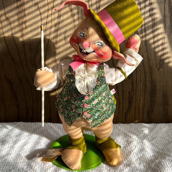 Annalee 18” Vintage Easter Parade Boy Bunny doll - Picture 2 of 16